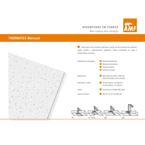 FORRO MERCURE SK 15X625X1250 7,81 M2