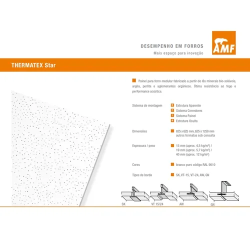 FORRO STAR VT24 625X625 - CX 5,47